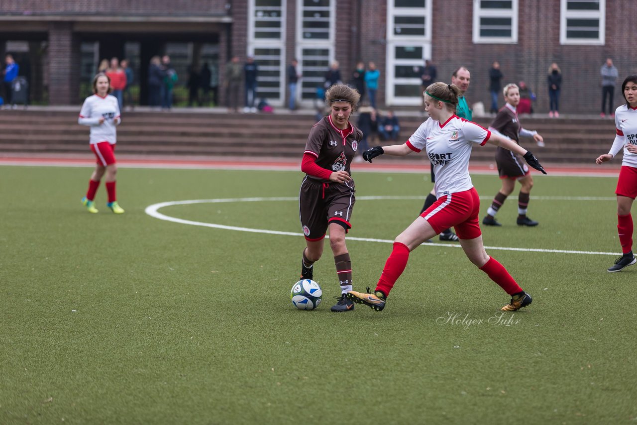 Bild 414 - B-Juniorinnen Walddoerfer - St.Pauli : Ergebnis: 4:1